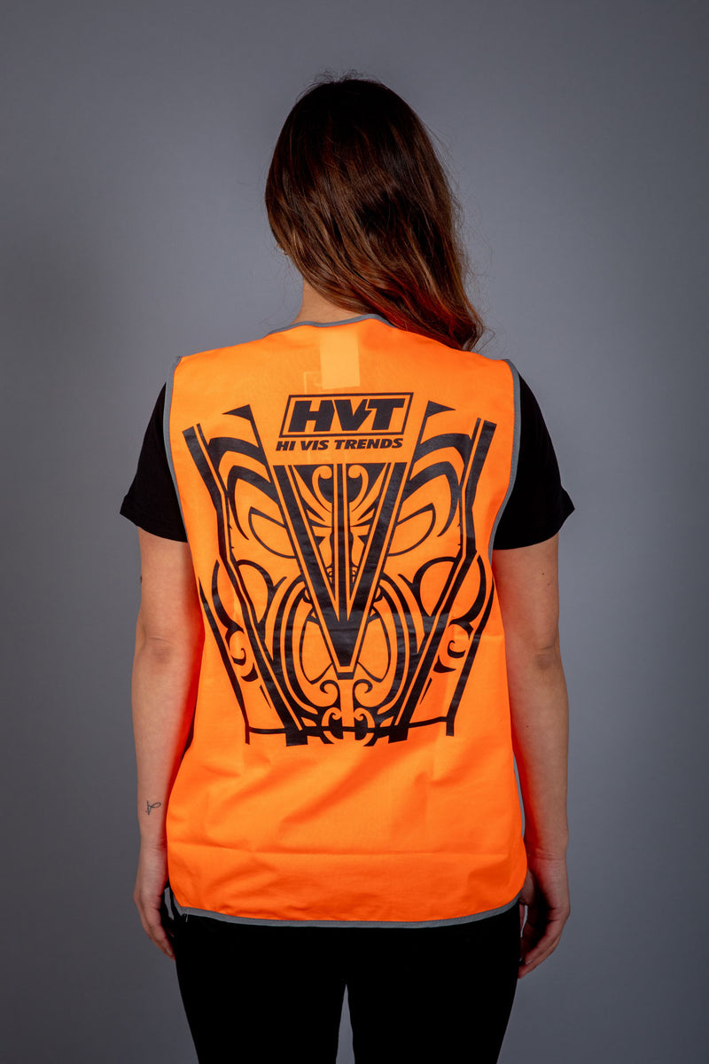 [Hi Vis] Adult Vest-HVT LOGO - Orange