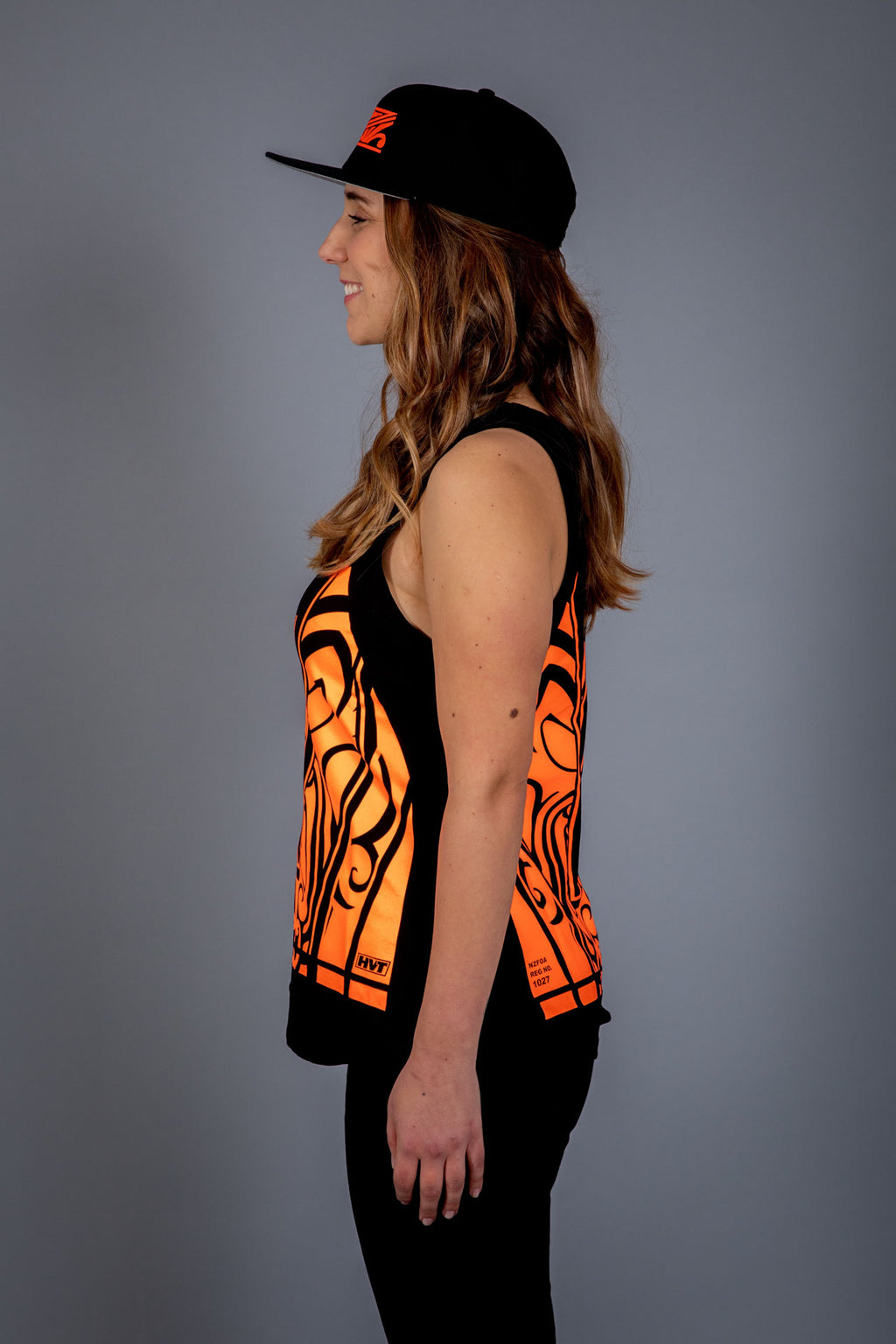 Maori Women's Singlet Orange [Hi-Vis]