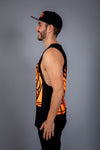 Maori Men's Muscle Singlet Orange [Hi-Vis]