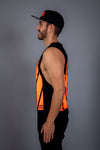 Classic Men's Muscle Singlet Orange [Hi-Vis]