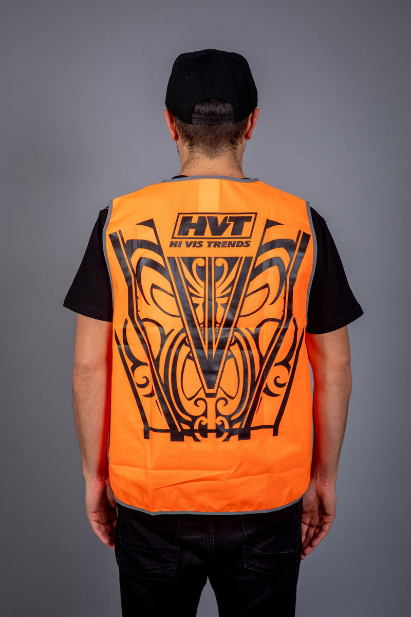 [Hi Vis] Adult Vest-HVT LOGO - Orange